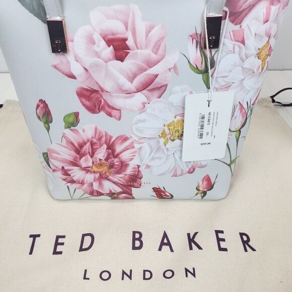 Ted Baker London Jovelle Floral Leather Tote - Picture 9 of 16